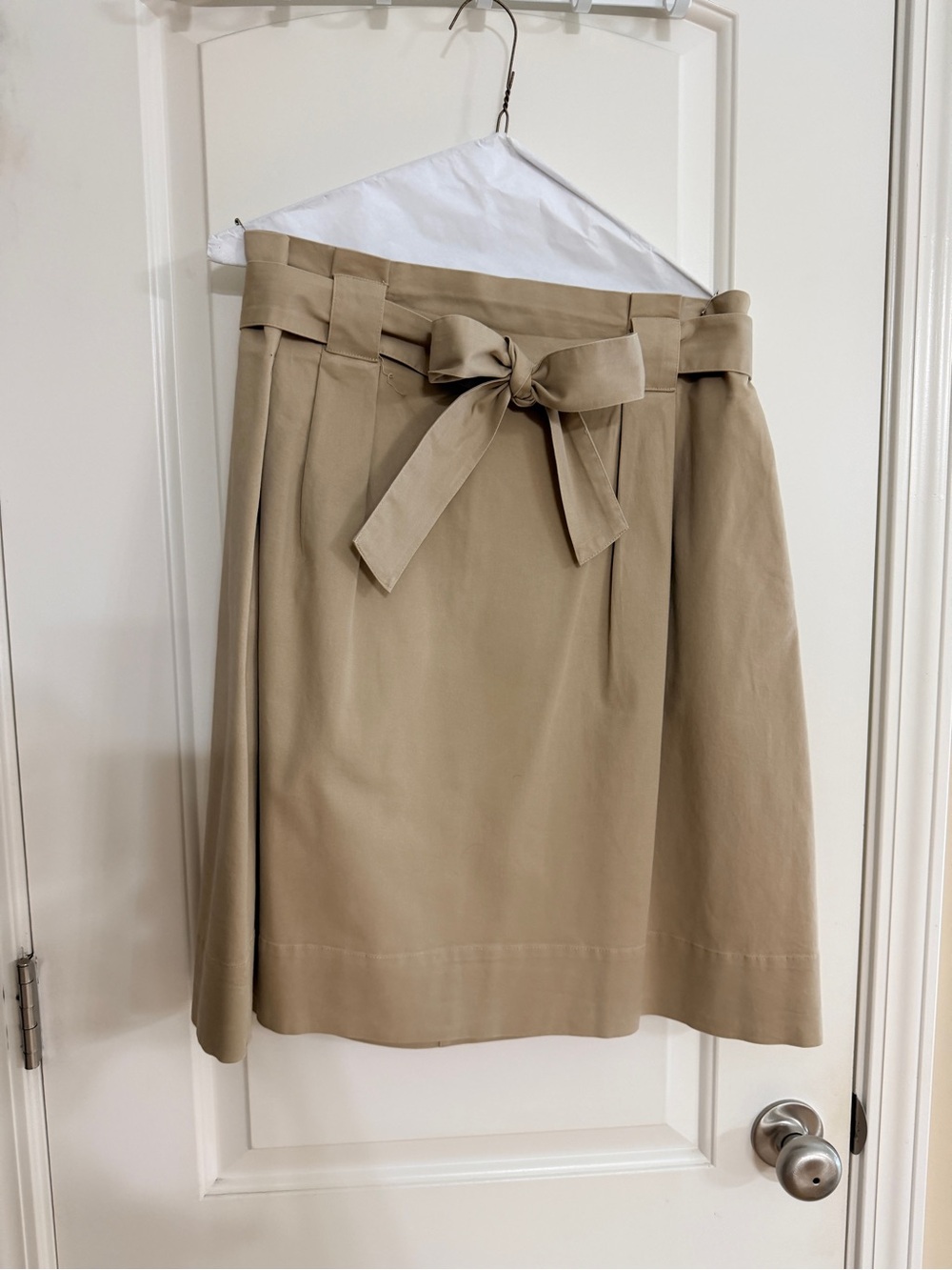 a new day Khaki Tie-Waist A-Line Skirt